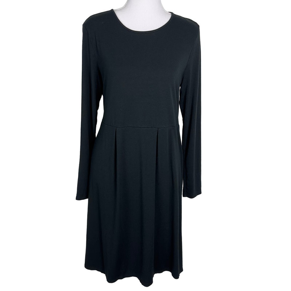 J Jill Wearever Collection Long Sleeve Knee Length Knit Dress (MP)